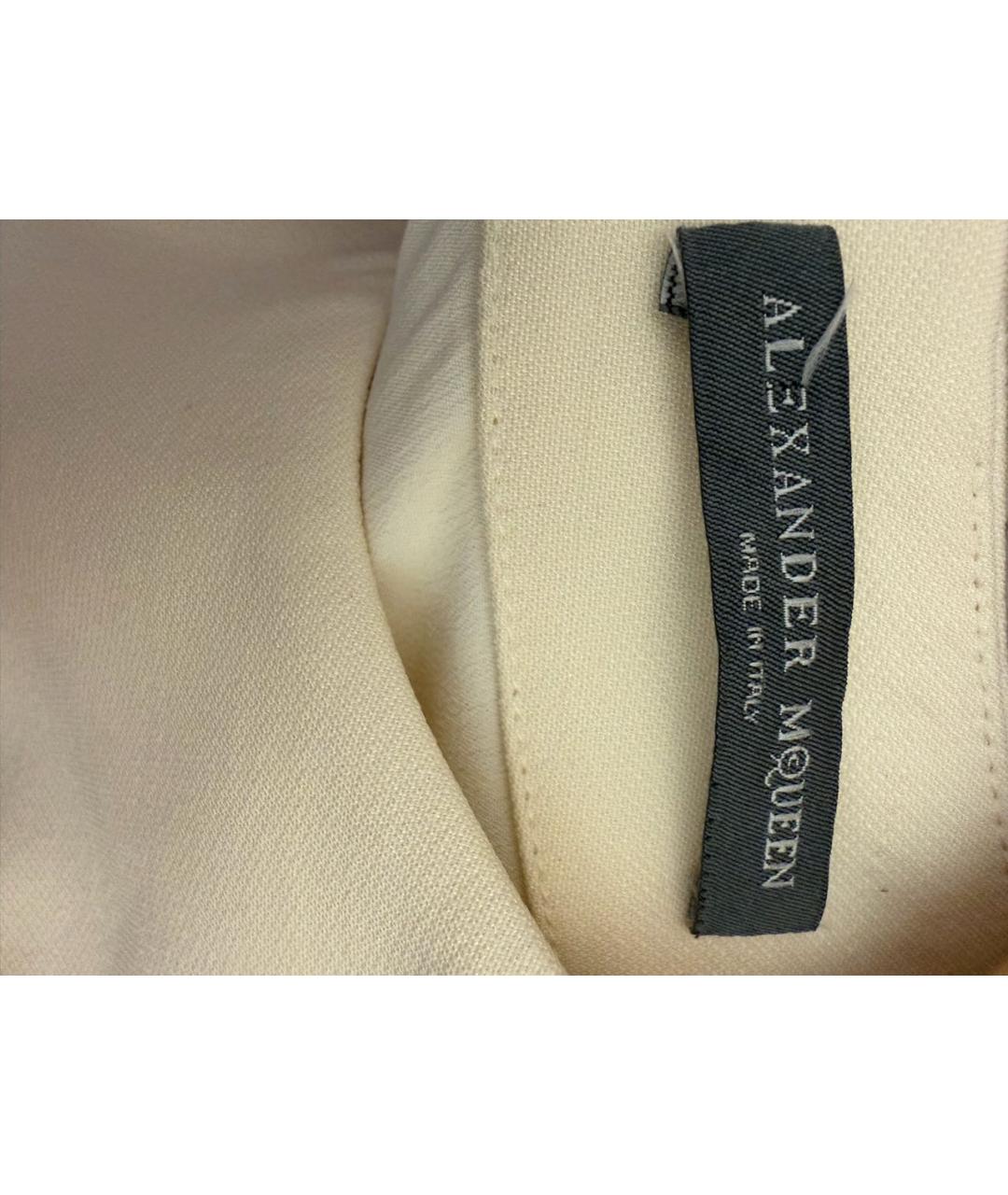 ALEXANDER MCQUEEN Бежевое коктейльное платье, фото 3