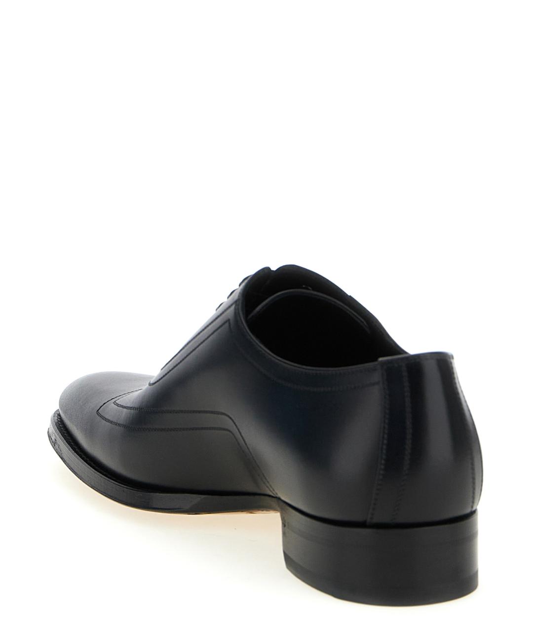 GUCCI Черные кожаные туфли, фото 3