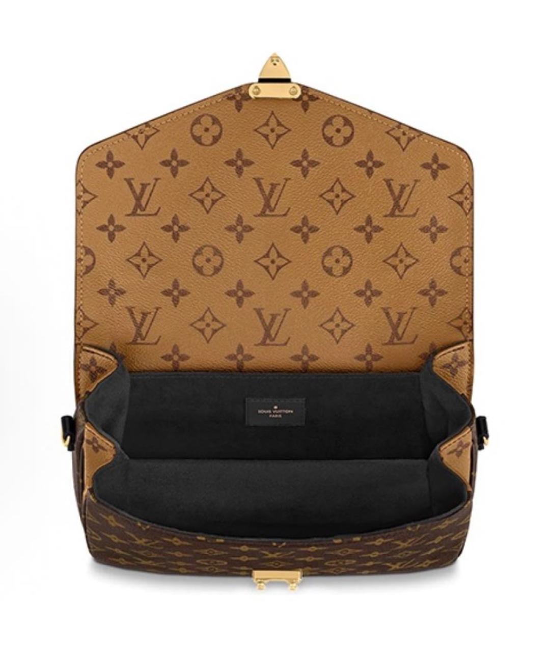 LOUIS VUITTON Коричневая сумка через плечо, фото 3