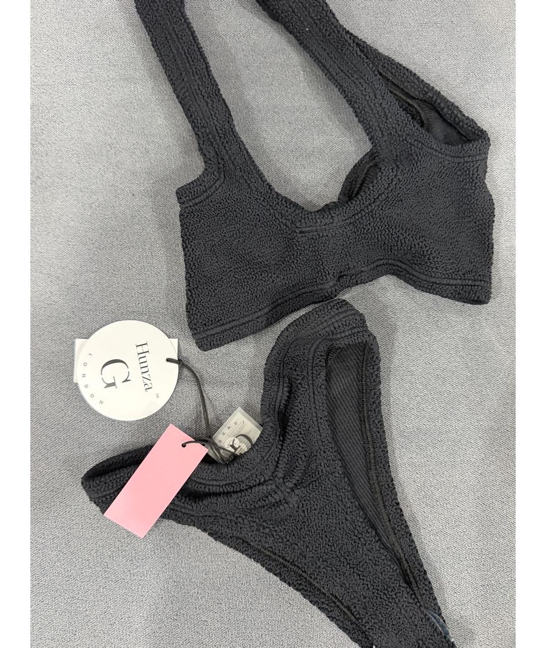 HUNZA G Черный купальник, фото 3