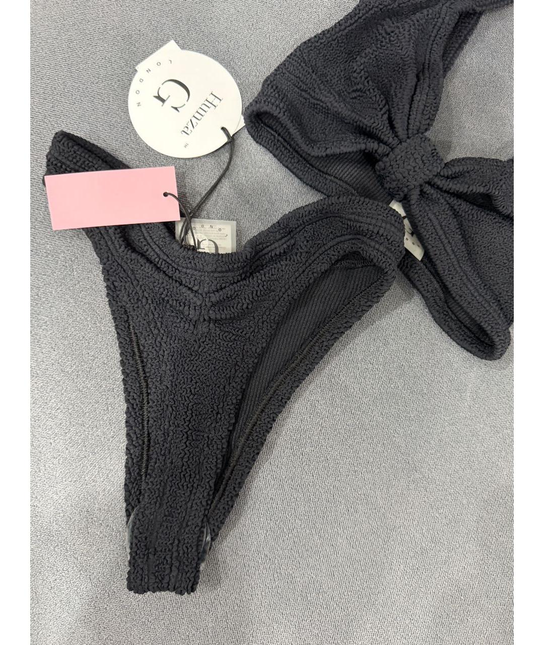 HUNZA G Черный купальник, фото 2