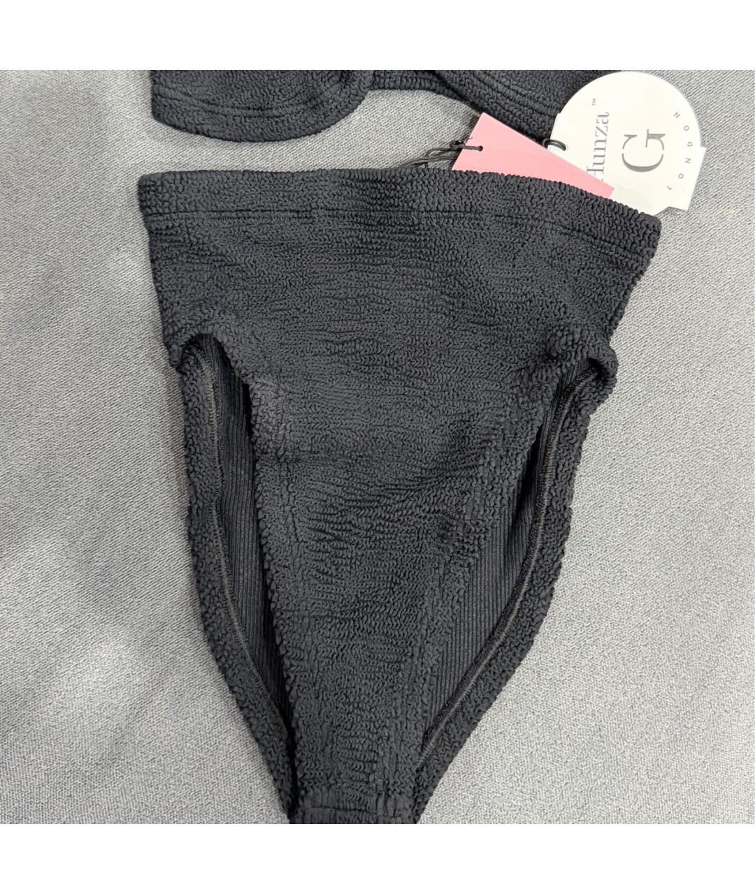 HUNZA G Черный купальник, фото 3