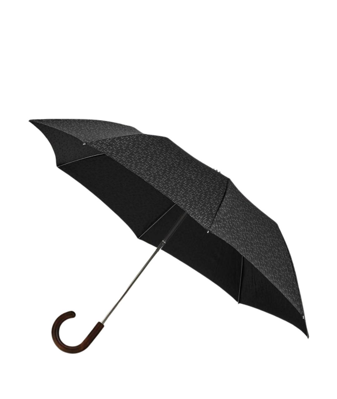 HERMES Черный зонт, фото 1