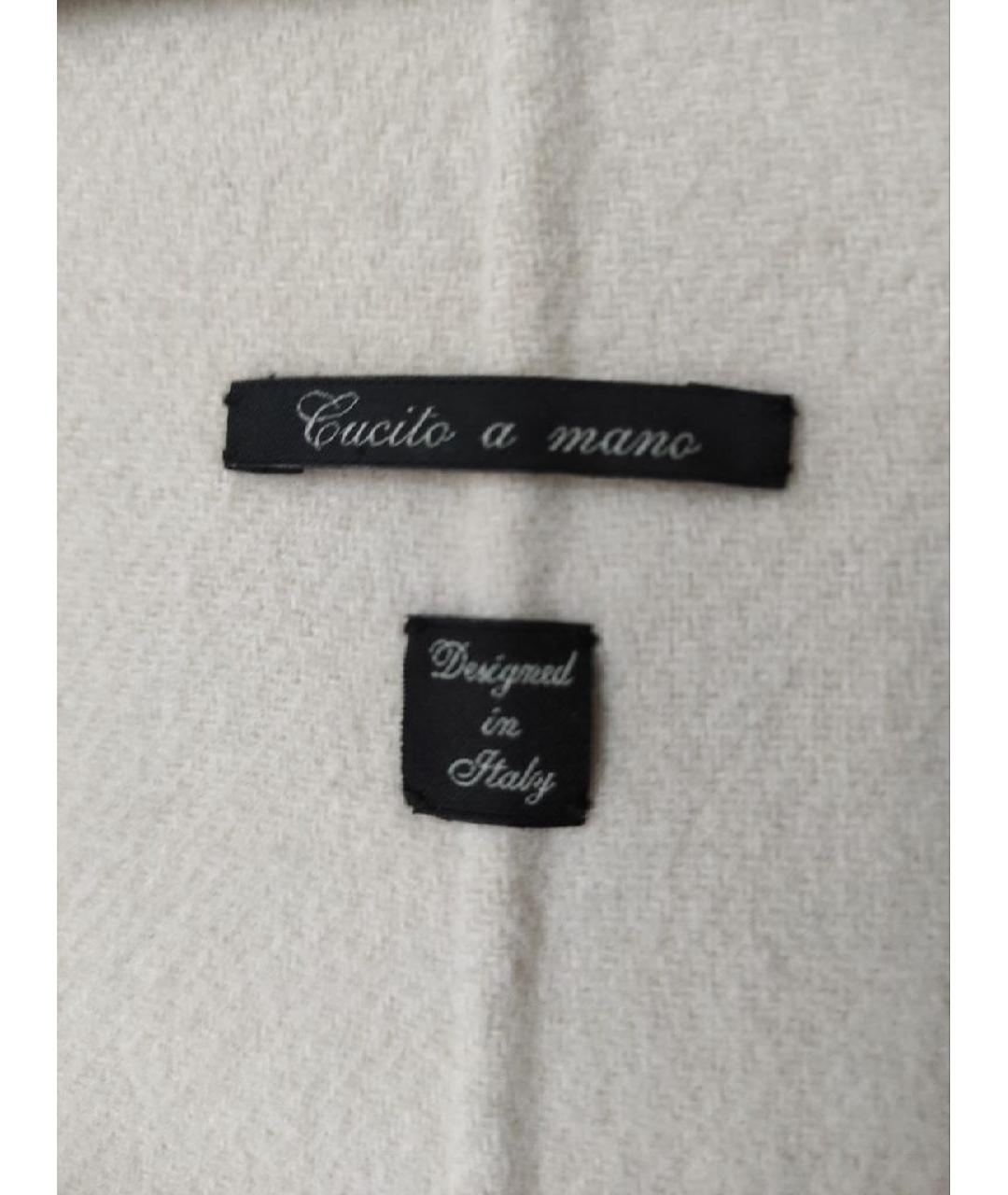 WEEKEND MAX MARA Бежевое шерстяное пальто, фото 5