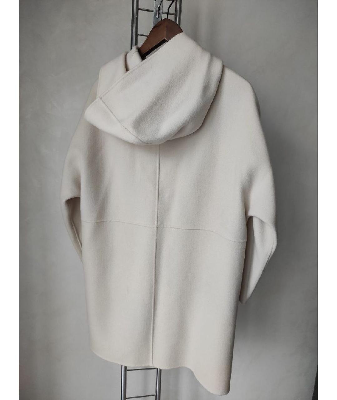 WEEKEND MAX MARA Бежевое шерстяное пальто, фото 3