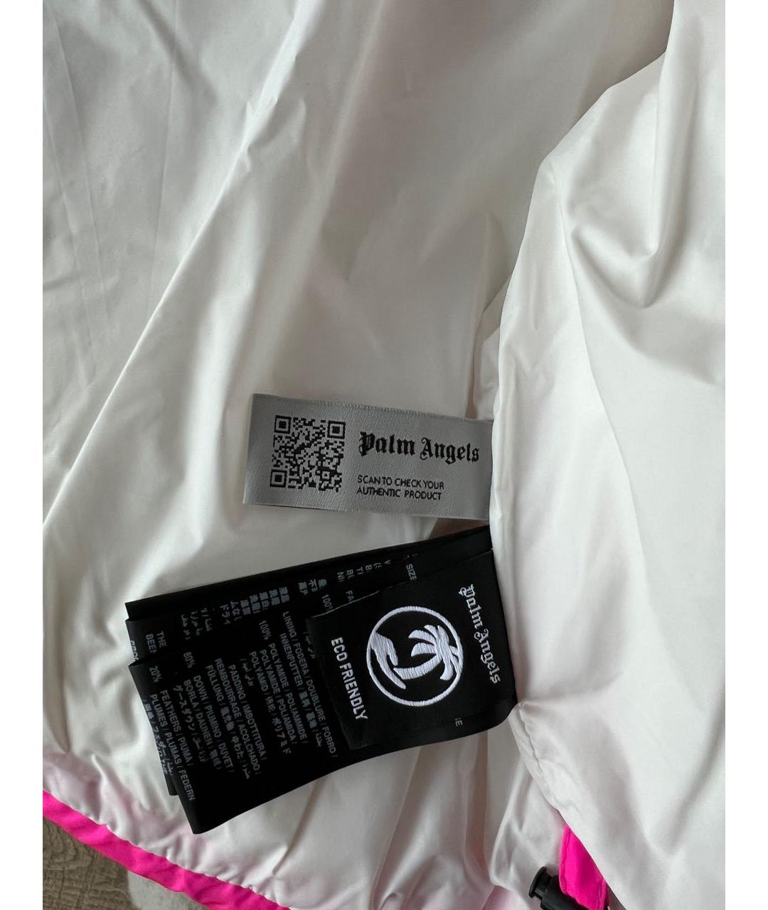 PALM ANGELS Фуксия полиэстеровая куртка, фото 4