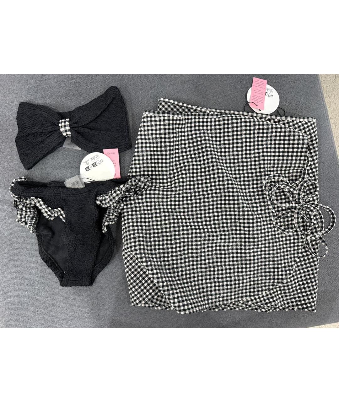 HUNZA G Черный купальник, фото 8