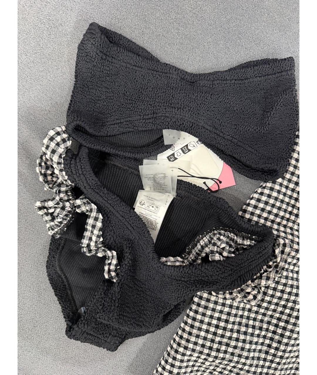 HUNZA G Черный купальник, фото 5