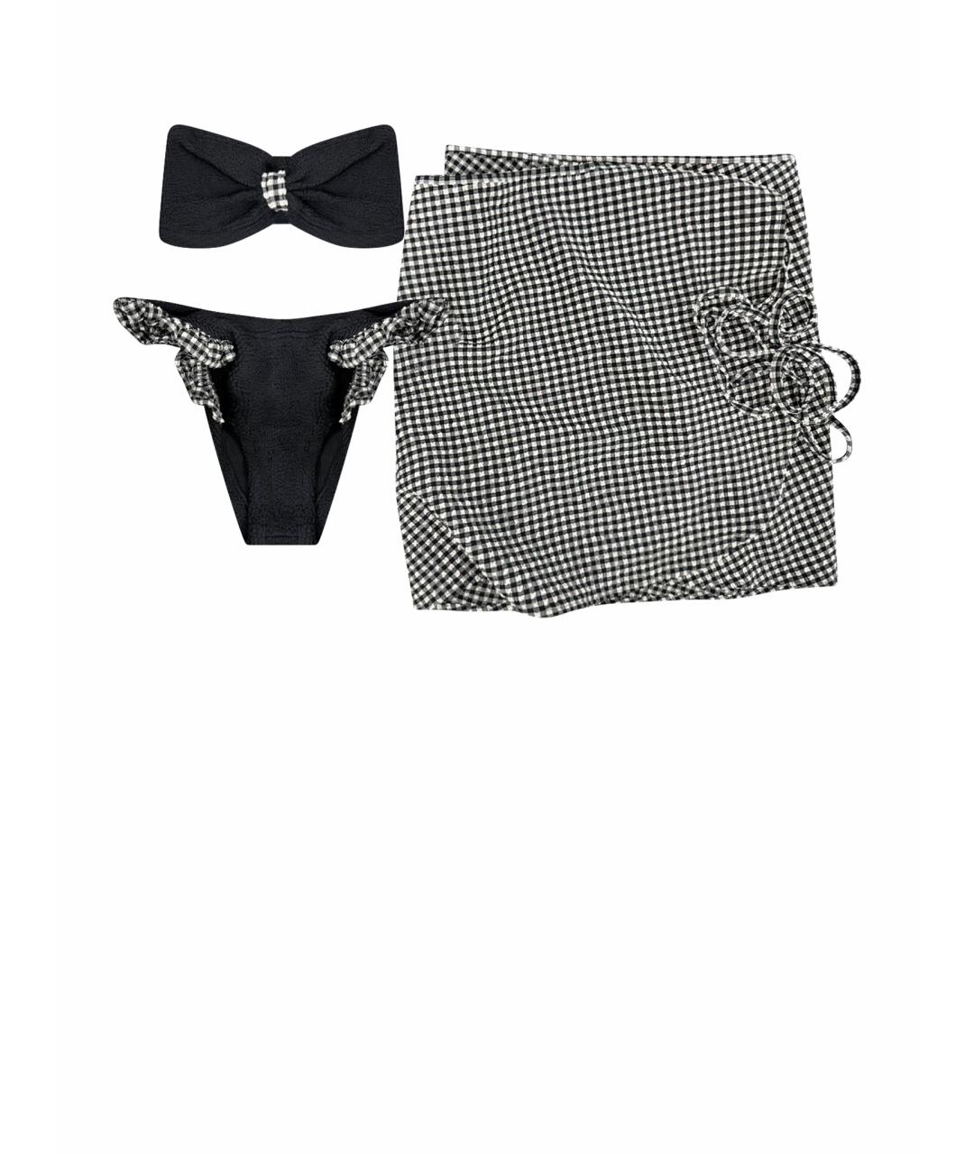 HUNZA G Черный купальник, фото 1