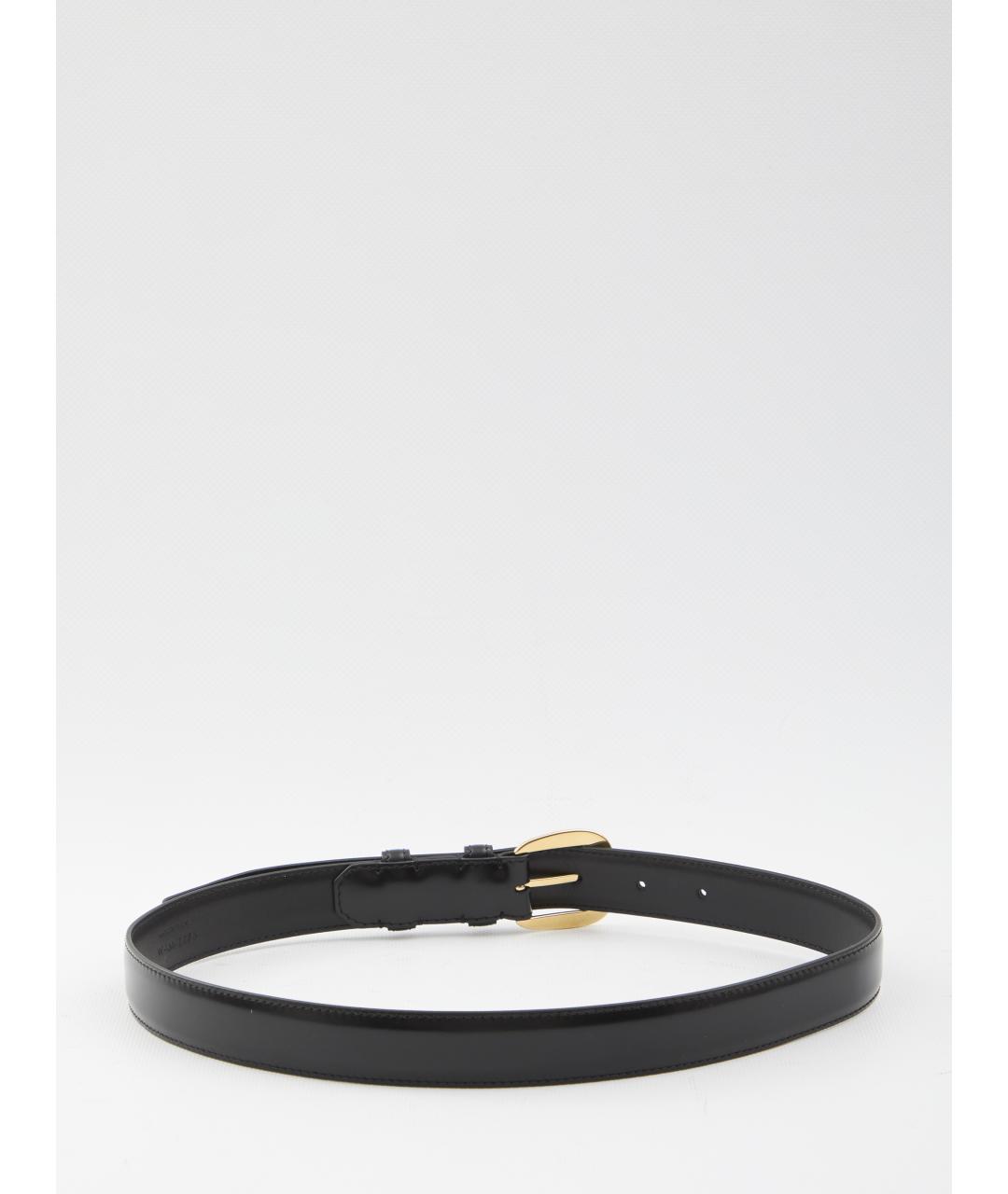 CELINE Черный кожаный ремень, фото 2