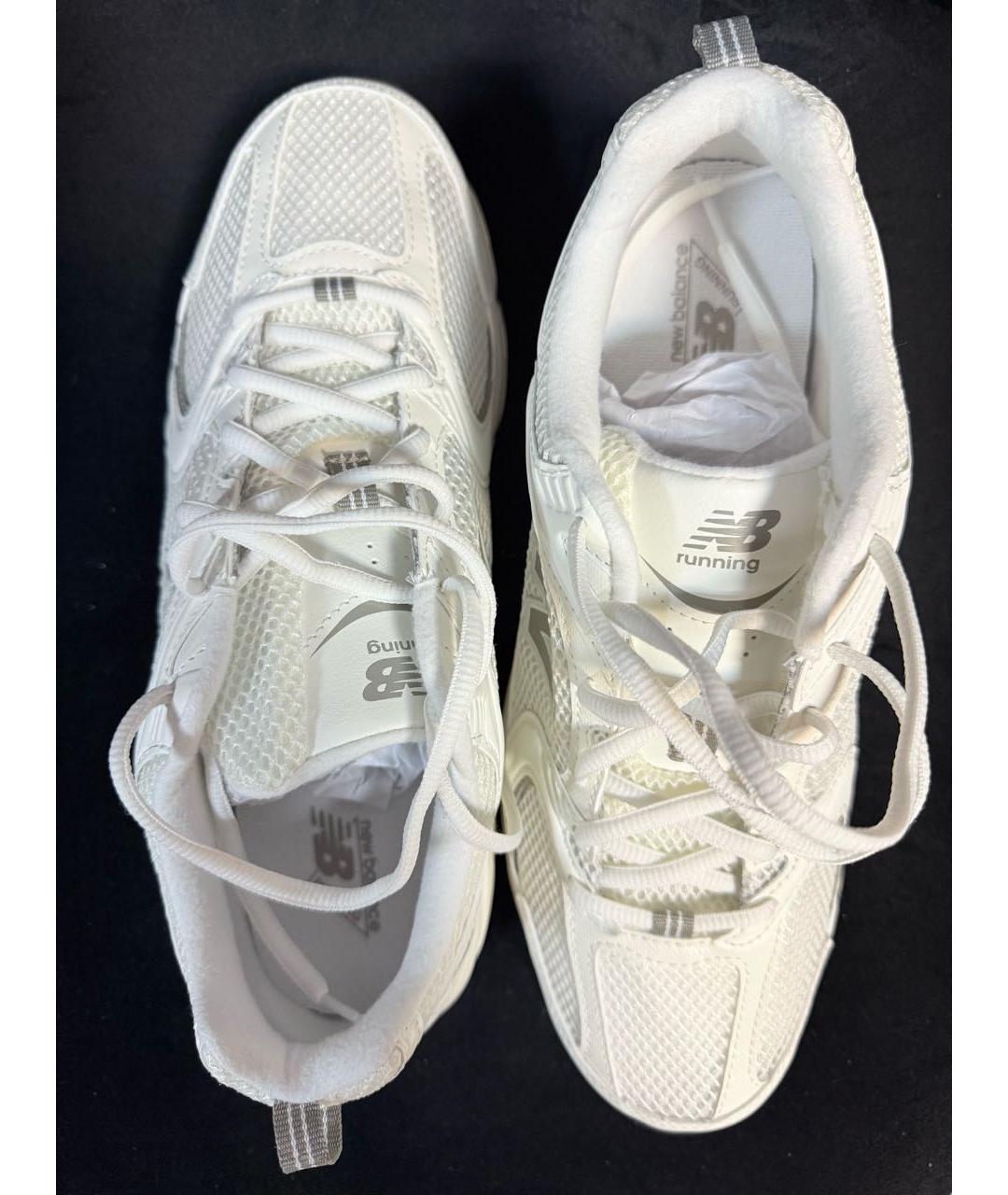 NEW BALANCE Бежевые текстильные низкие кроссовки / кеды, фото 4