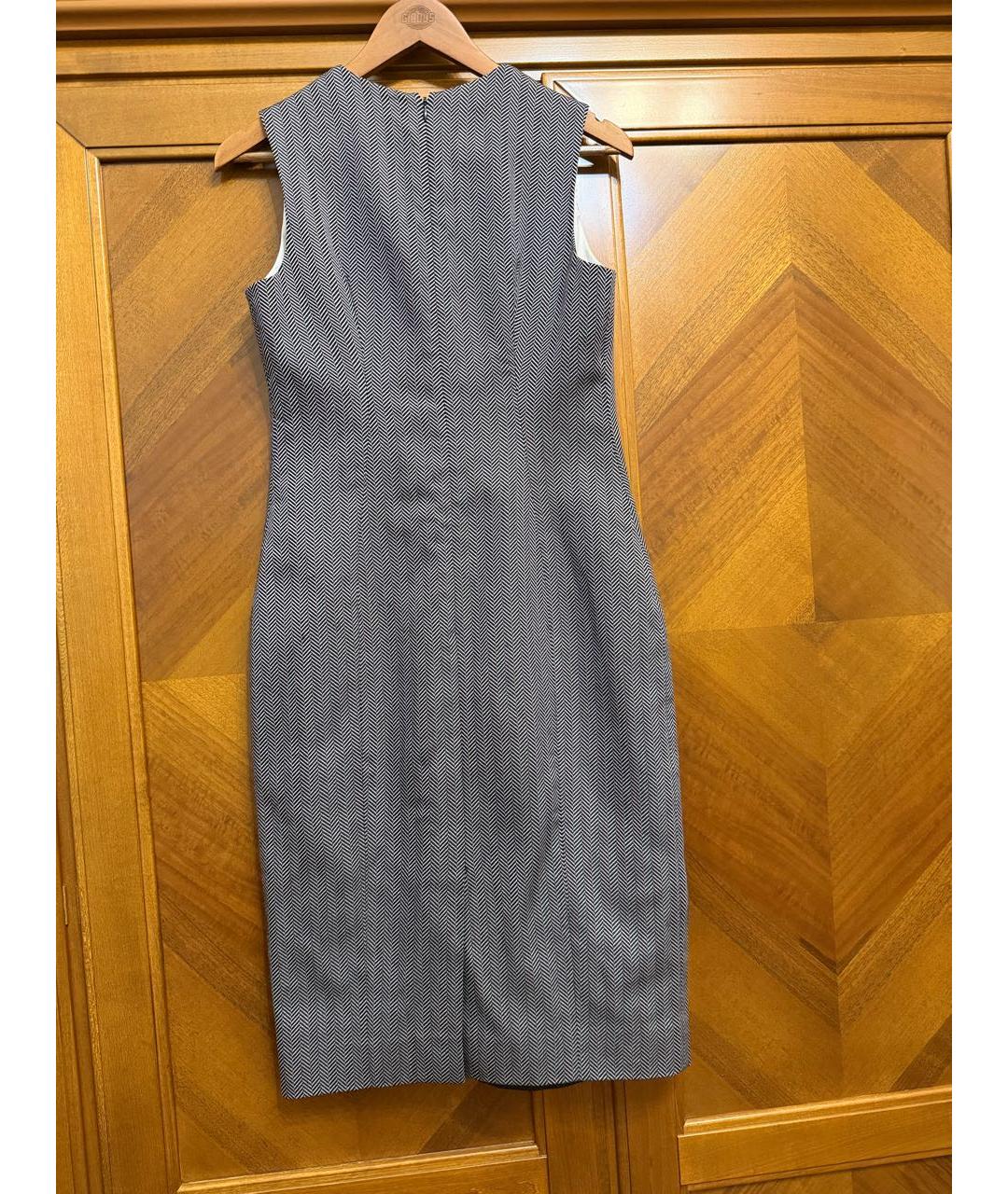 CHRISTIAN DIOR Серое коктейльное платье, фото 3