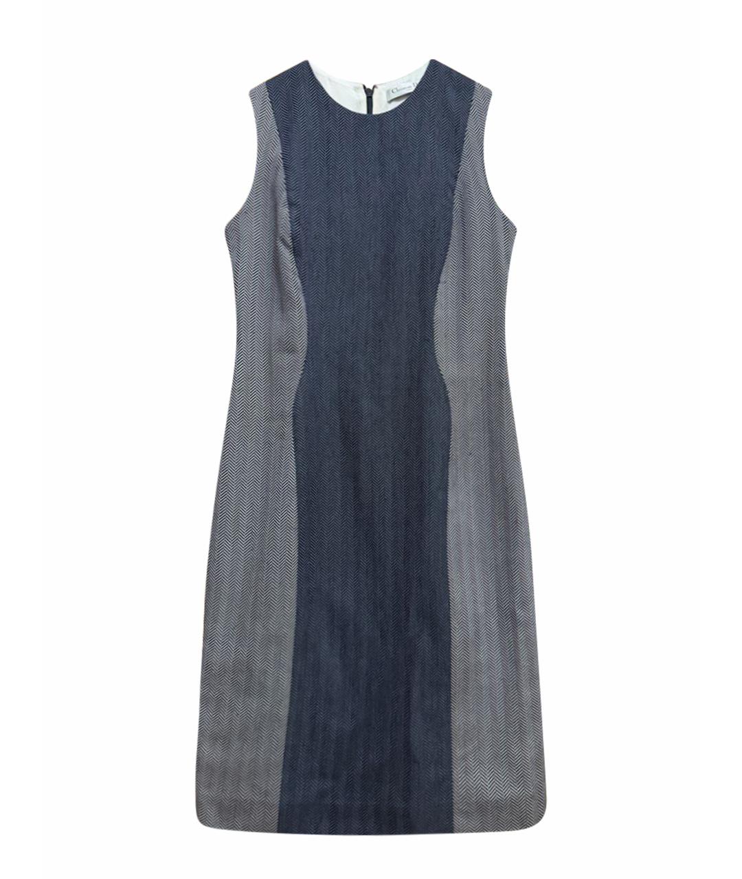 CHRISTIAN DIOR Серое коктейльное платье, фото 1