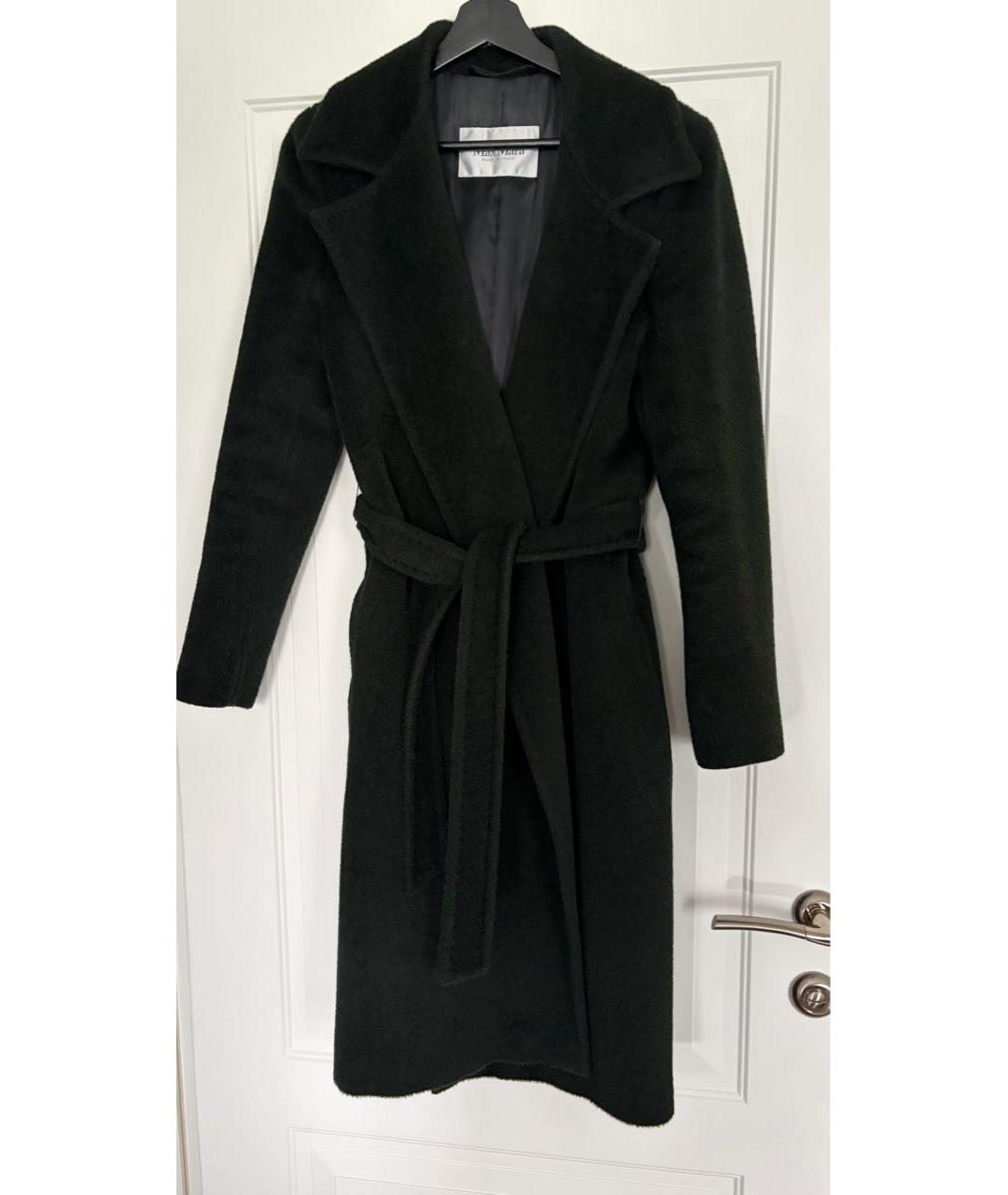 MAX MARA Зеленые шерстяное пальто, фото 2