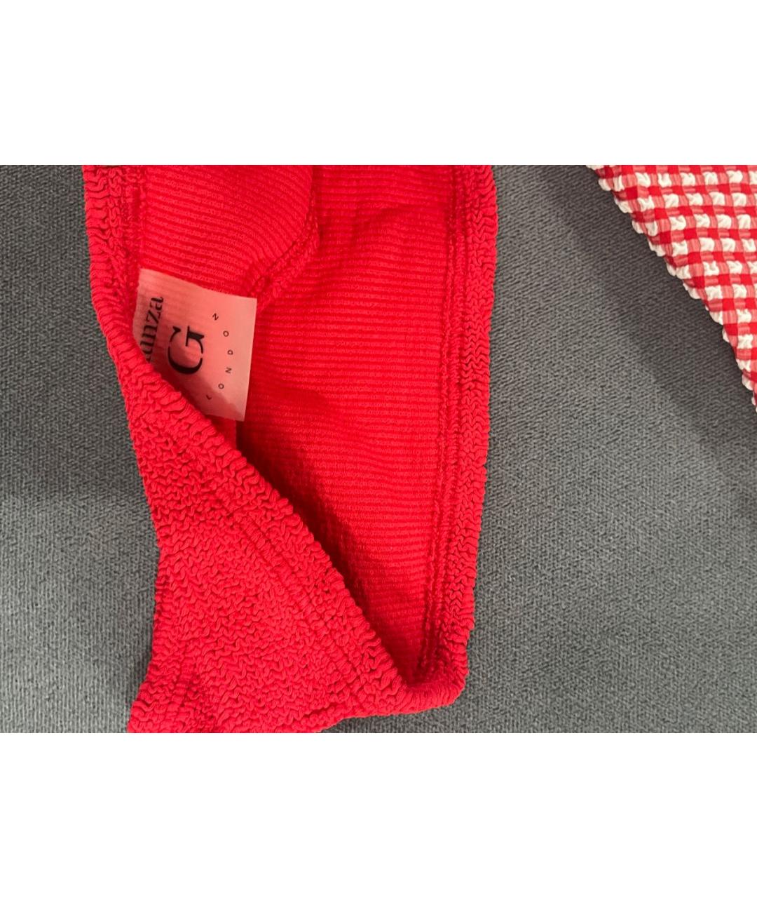 HUNZA G Красный купальник, фото 3