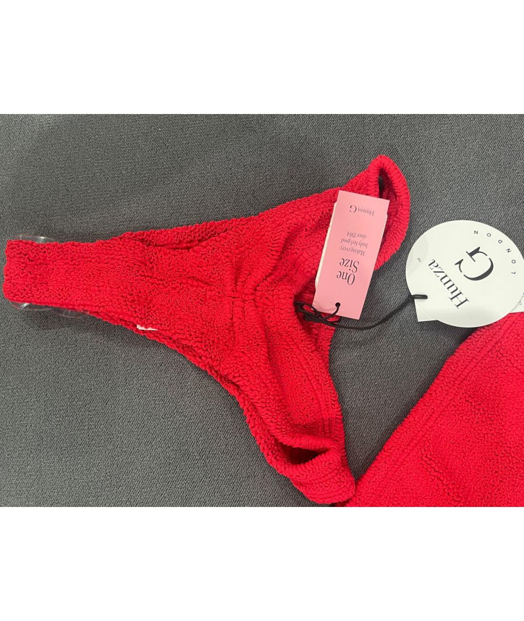 HUNZA G Красный купальник, фото 6