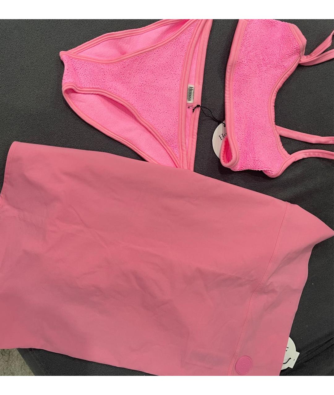 HUNZA G Розовый купальник, фото 7