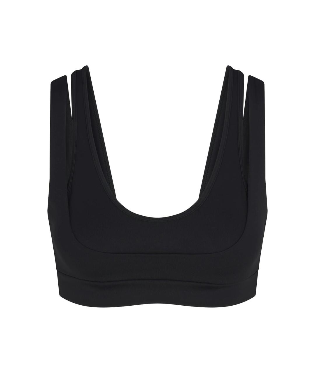 SKIMS Черная полиамидовая майка, фото 1