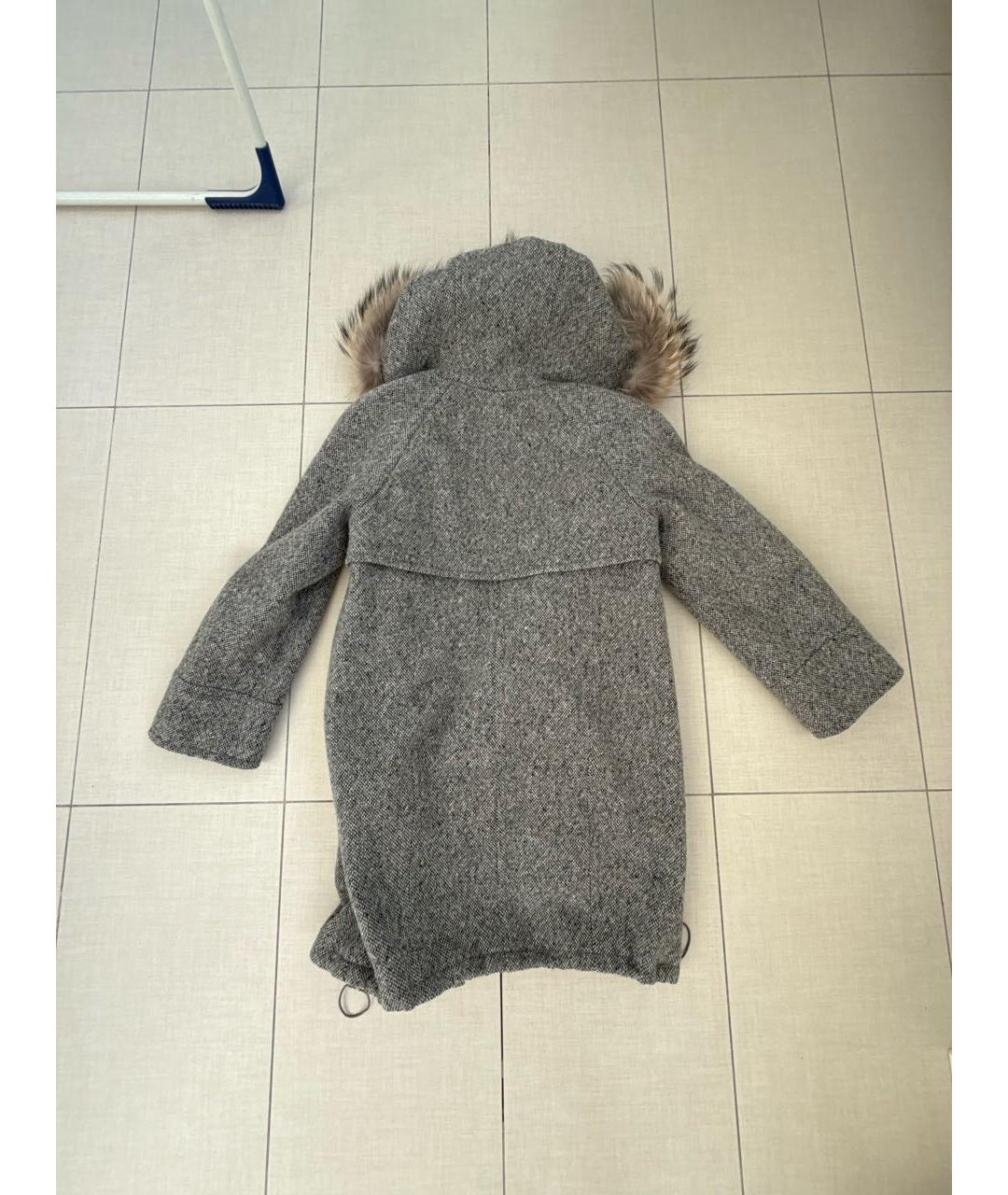 WEEKEND MAX MARA Серое пальто, фото 2