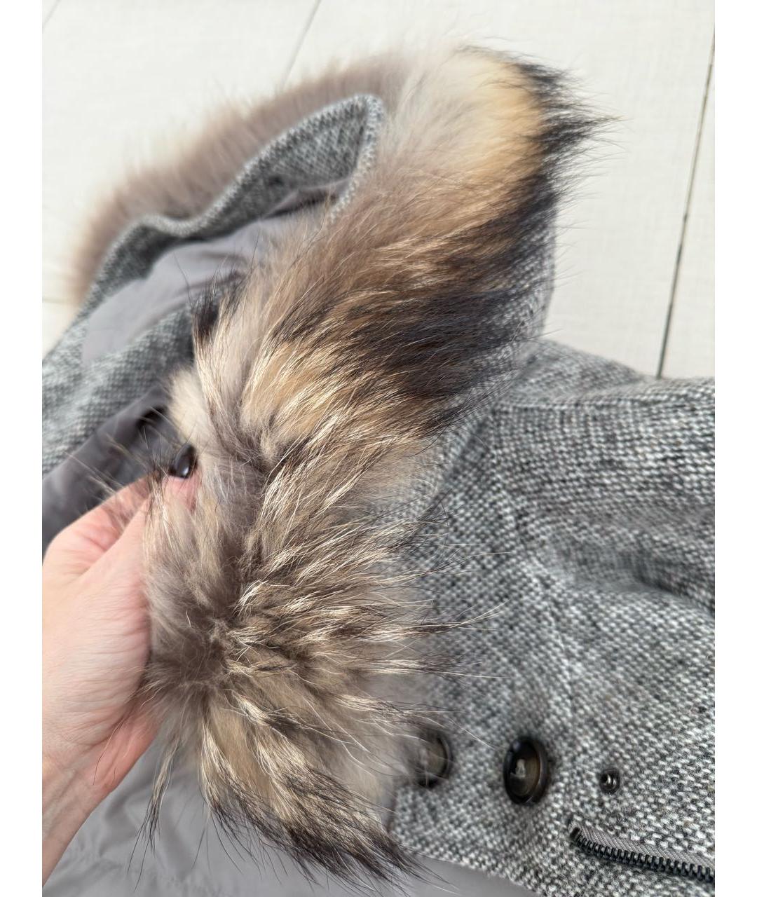 WEEKEND MAX MARA Серое пальто, фото 5