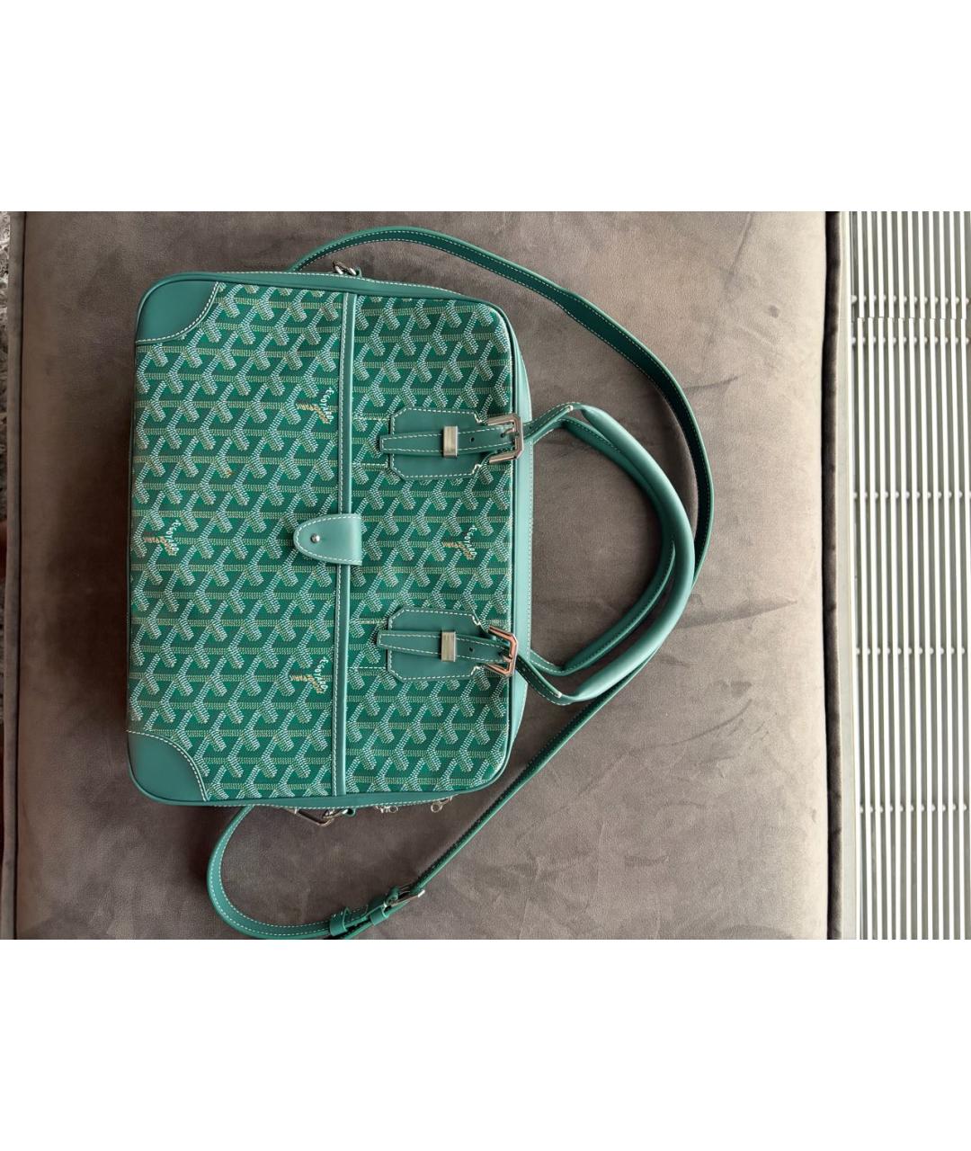GOYARD Зеленая сумка на плечо, фото 6