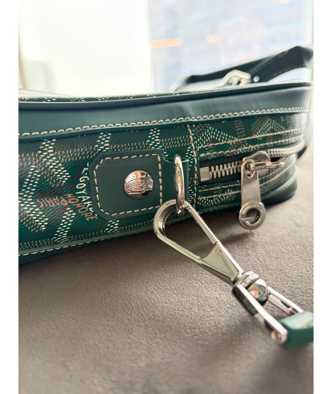 GOYARD Зеленая сумка на плечо, фото 3