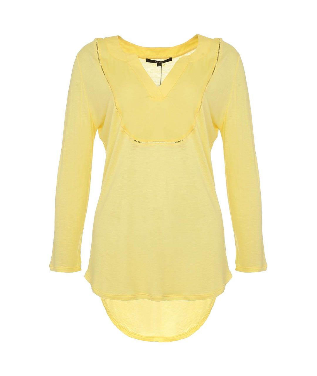 GUCCI Желтая вискозная блузы, фото 1