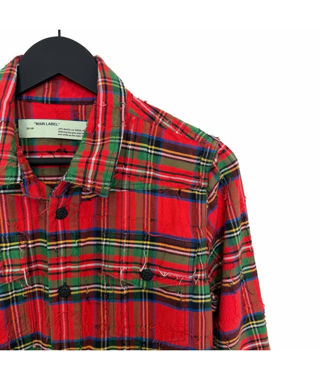 OFF-WHITE Красная кэжуал рубашка, фото 2