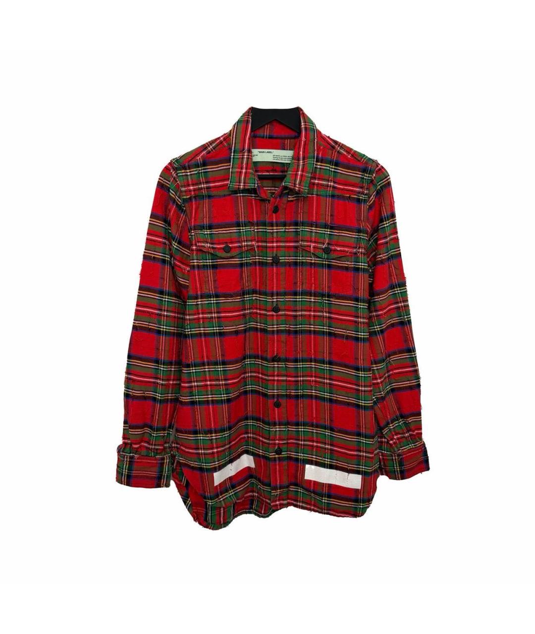 OFF-WHITE Красная кэжуал рубашка, фото 4