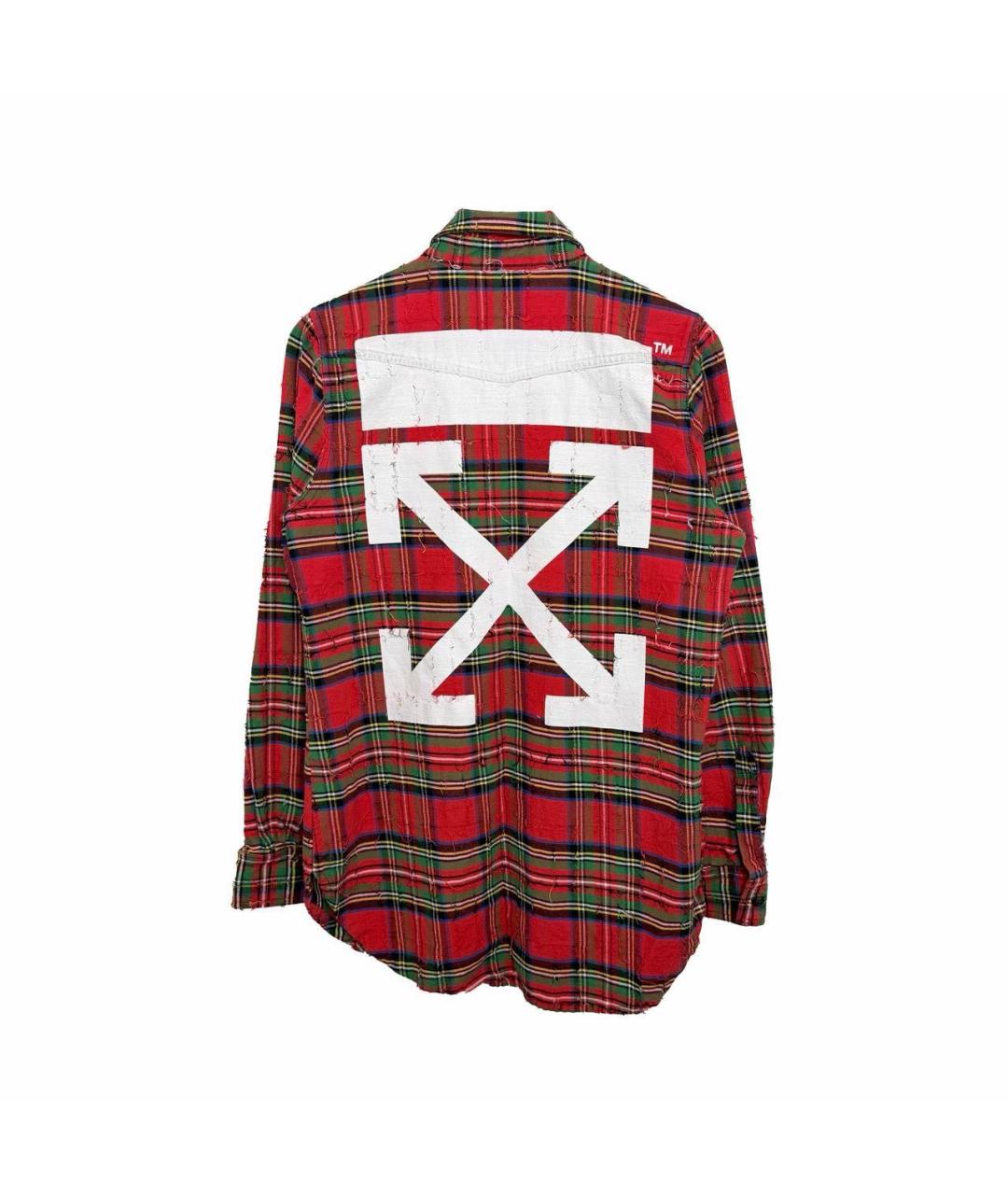 OFF-WHITE Красная кэжуал рубашка, фото 3