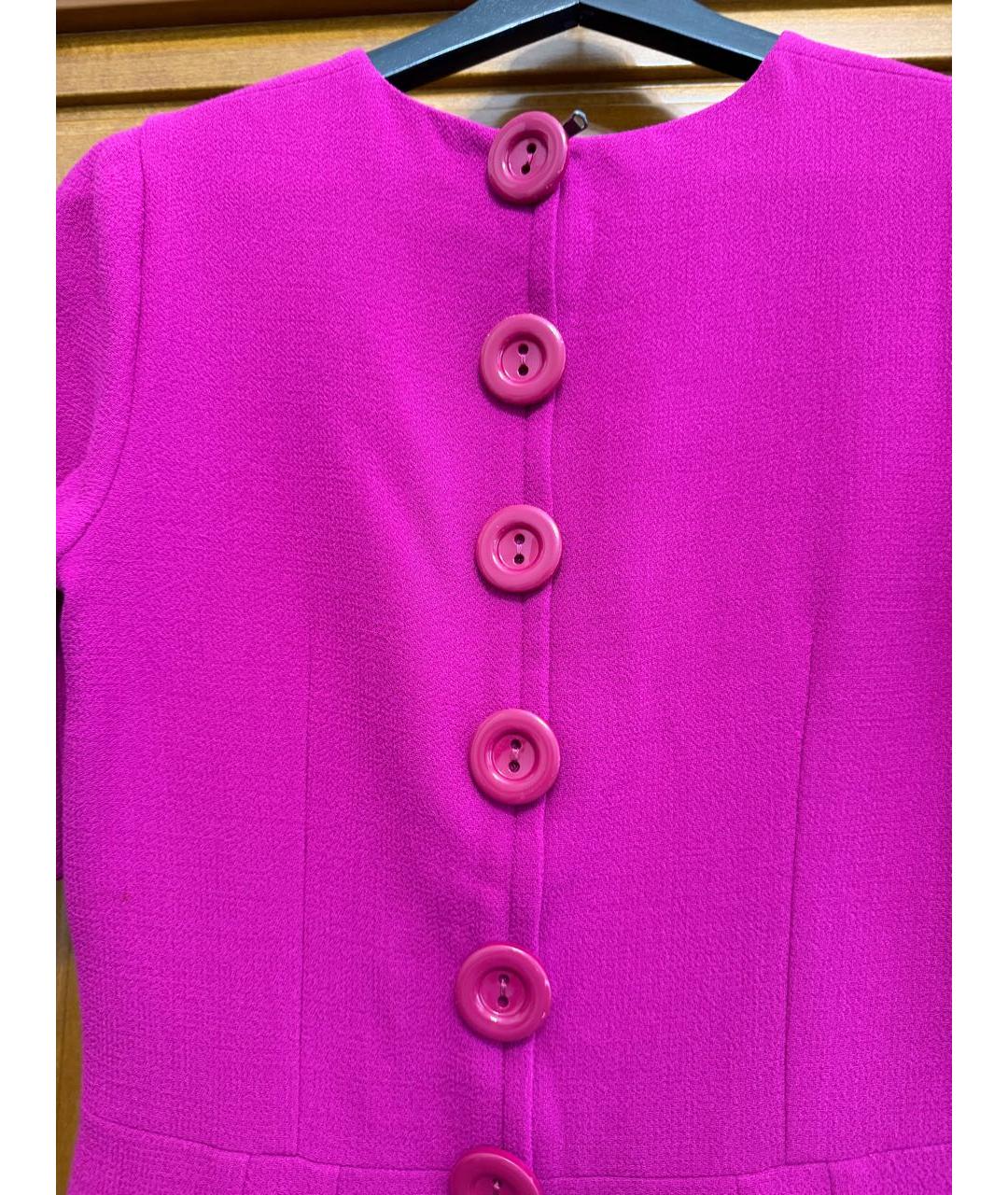 DOLCE&GABBANA Фуксия коктейльное платье, фото 4