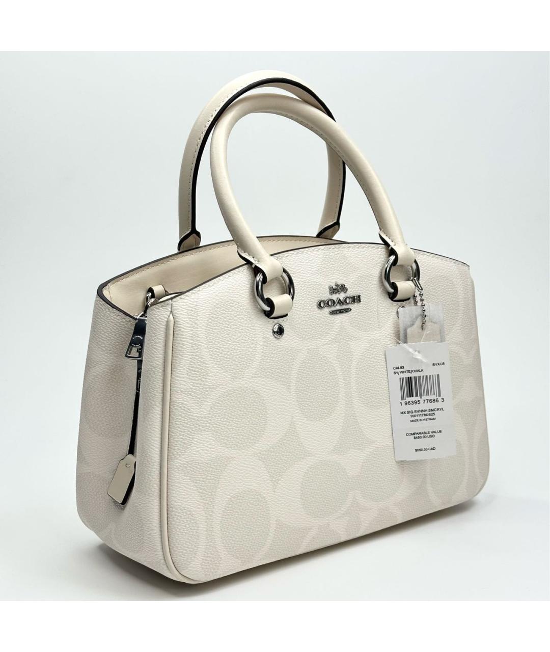 COACH Белая сумка через плечо, фото 3