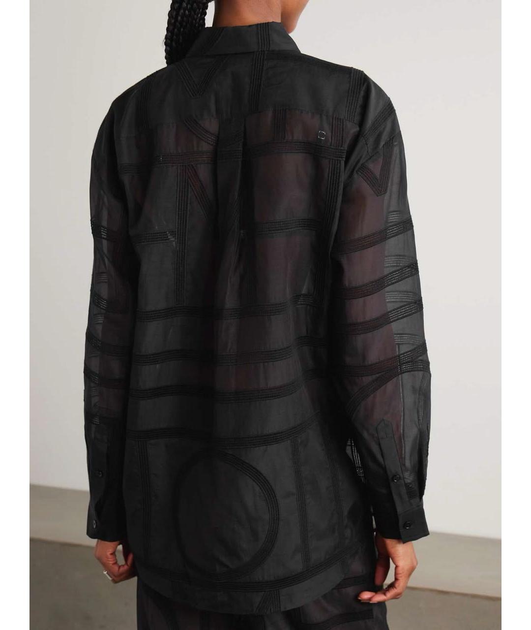 TOTEME Черная хлопковая рубашка, фото 5