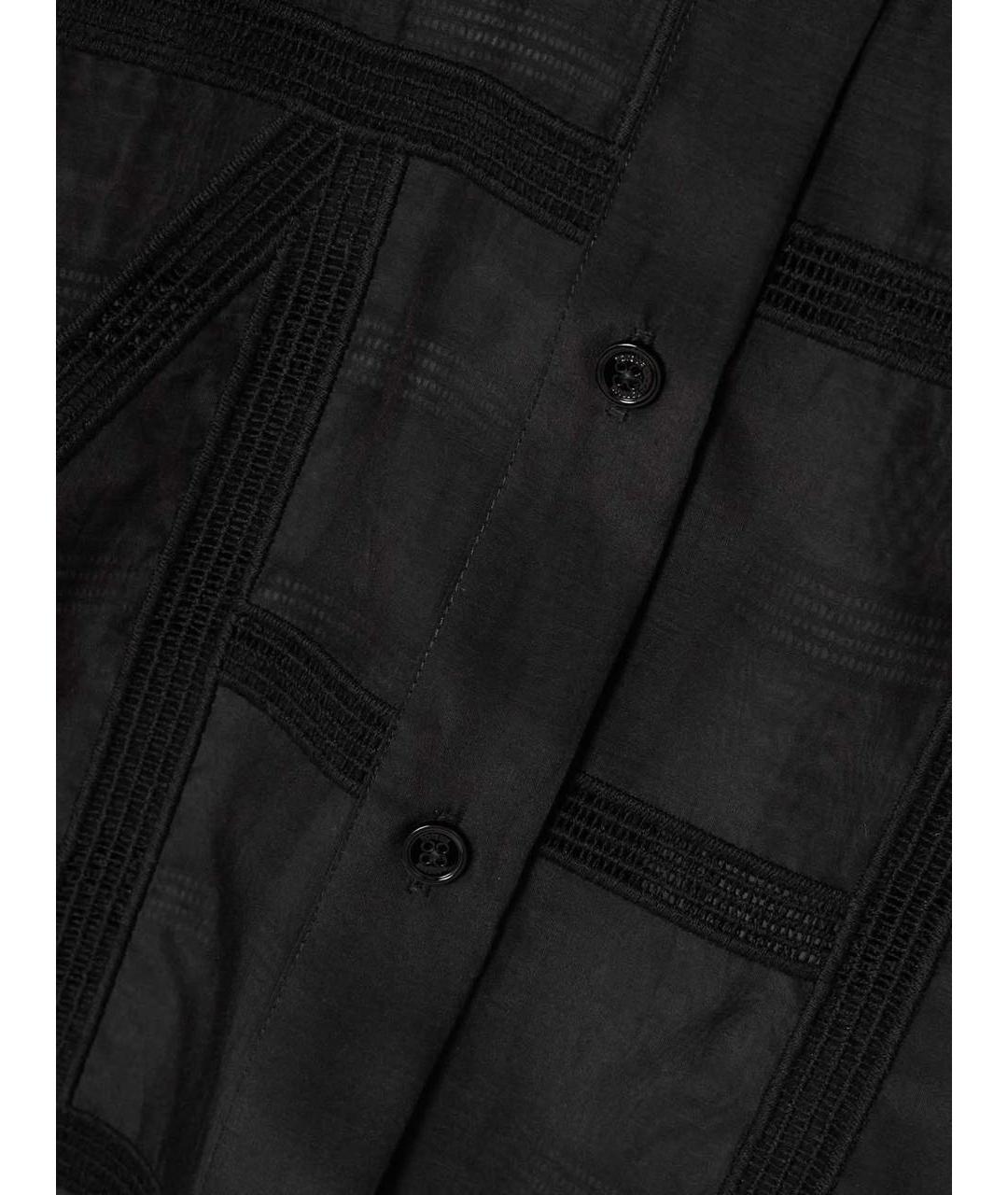 TOTEME Черная хлопковая рубашка, фото 4