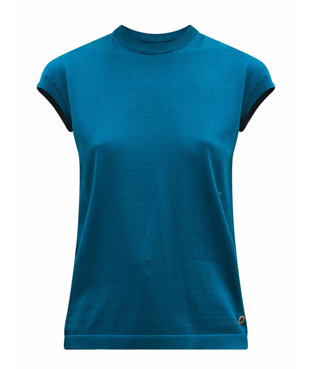 LORO PIANA Голубая жилетка, фото 1