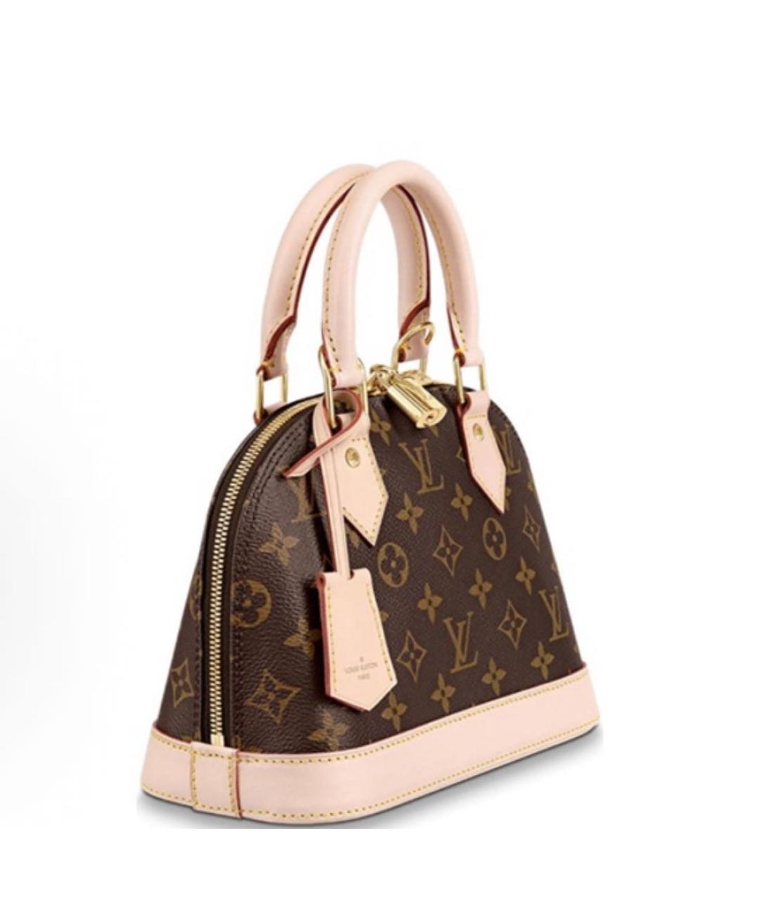 LOUIS VUITTON Коричневая сумка с короткими ручками, фото 4