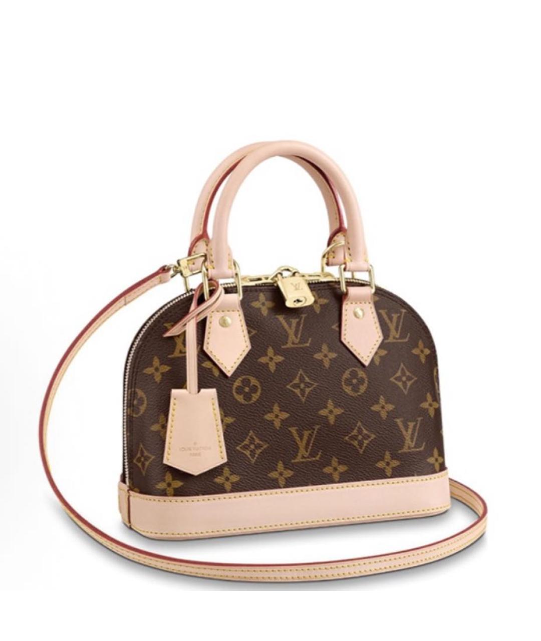 LOUIS VUITTON Коричневая сумка с короткими ручками, фото 2