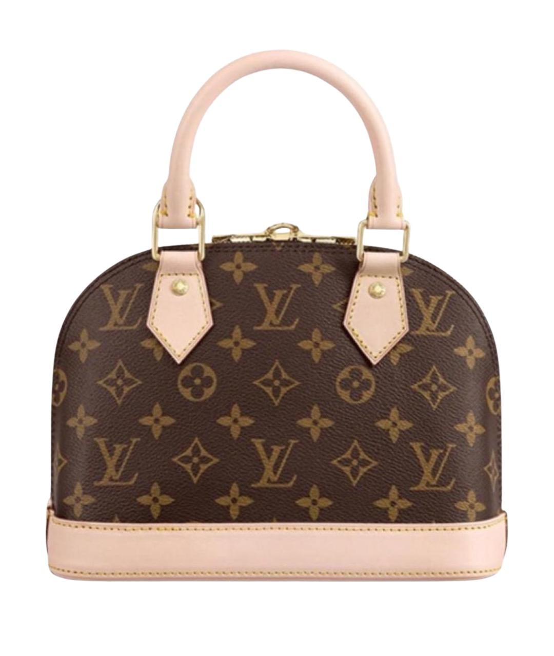 LOUIS VUITTON Коричневая сумка с короткими ручками, фото 1