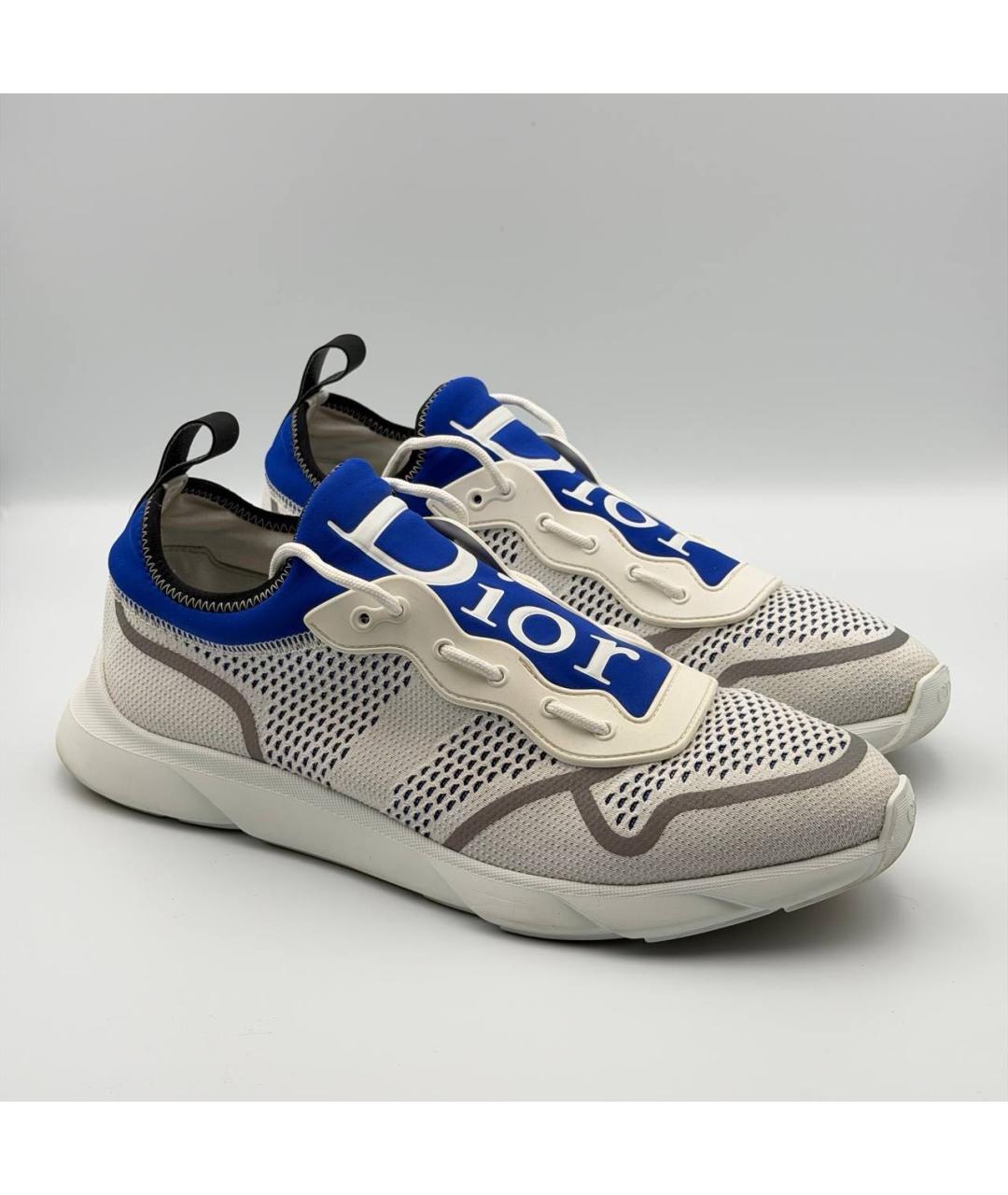 CHRISTIAN DIOR Мульти текстильные низкие кроссовки / кеды, фото 2