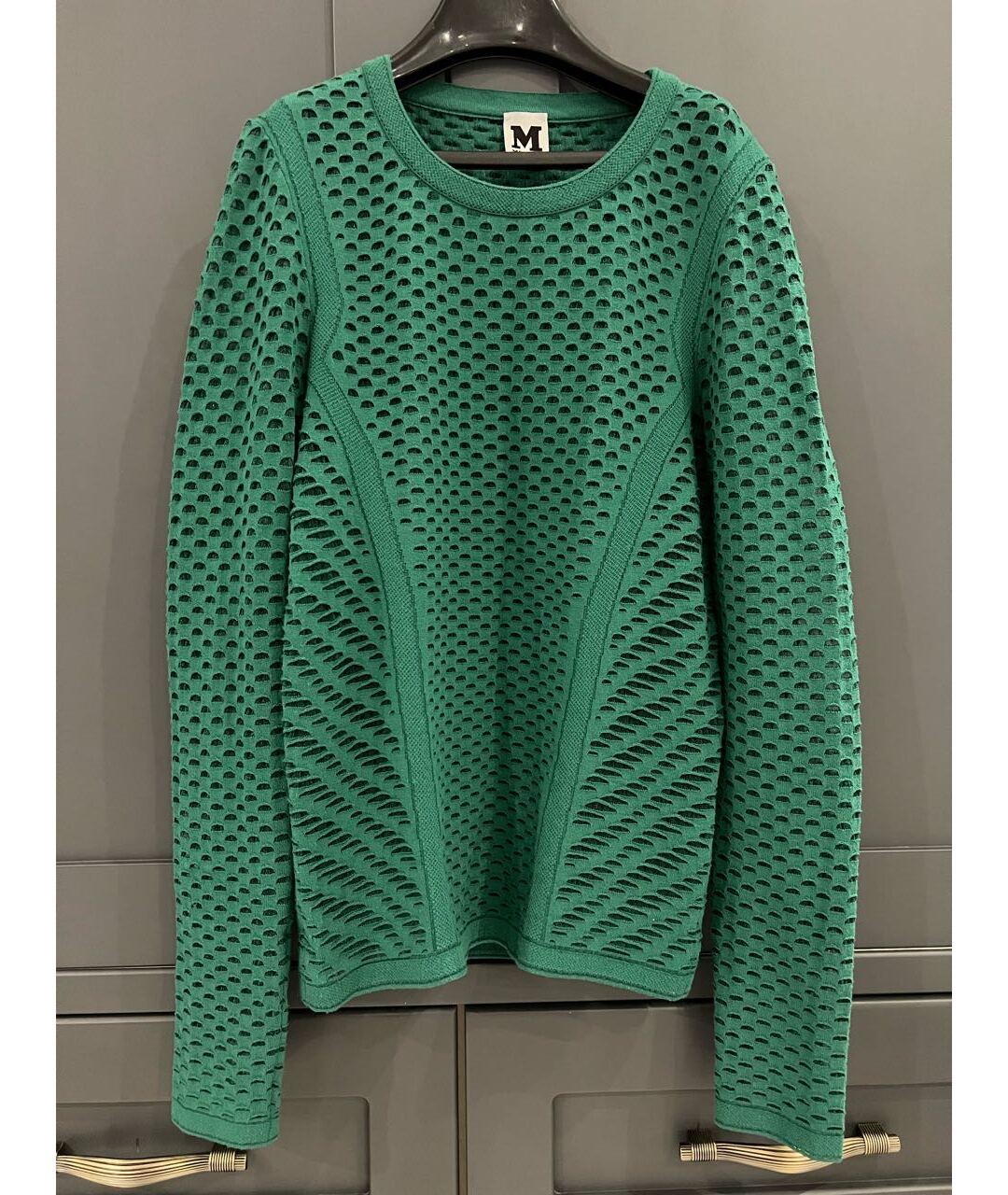 M MISSONI Зеленый вискозный джемпер / свитер, фото 5