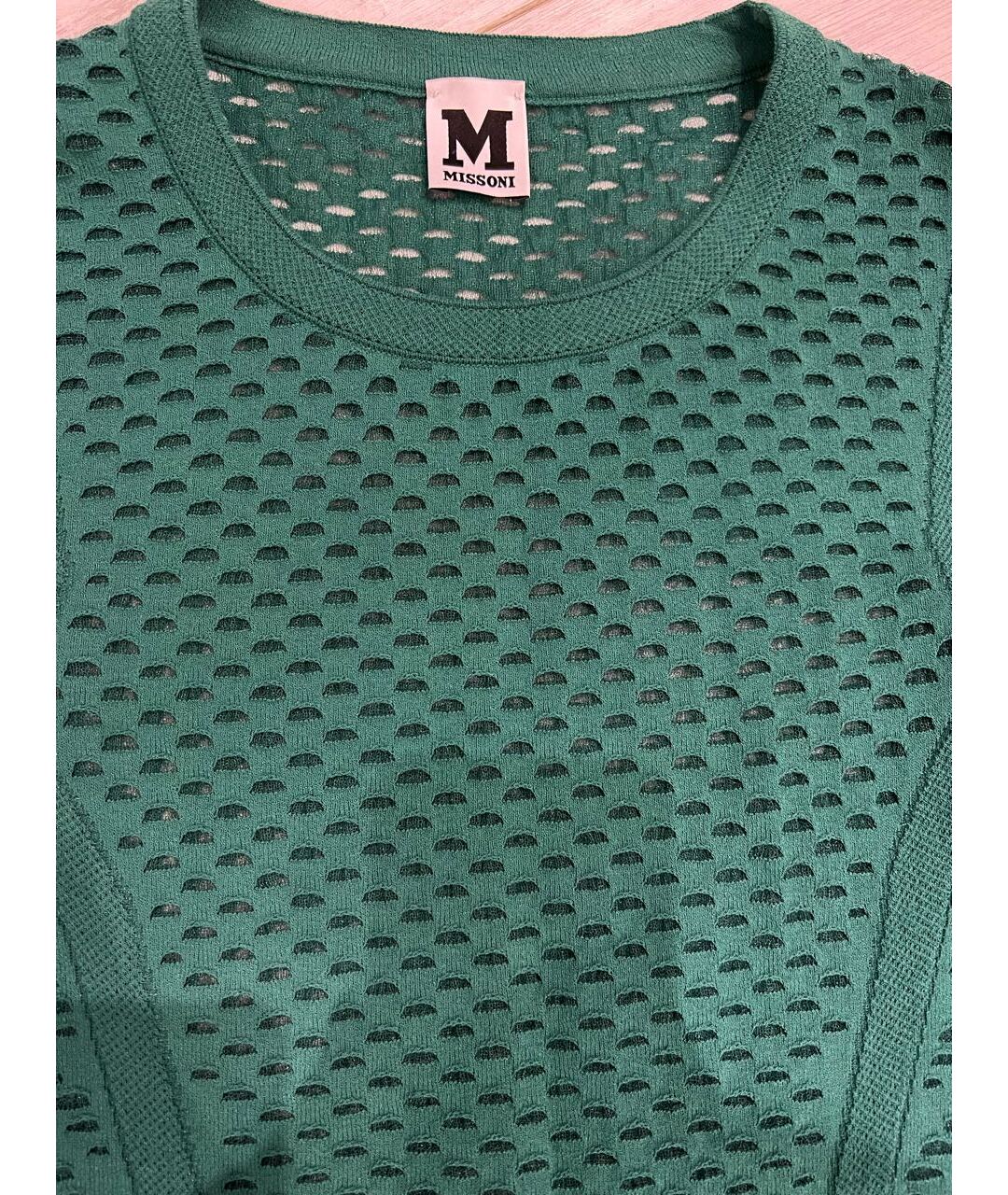 M MISSONI Зеленый вискозный джемпер / свитер, фото 3