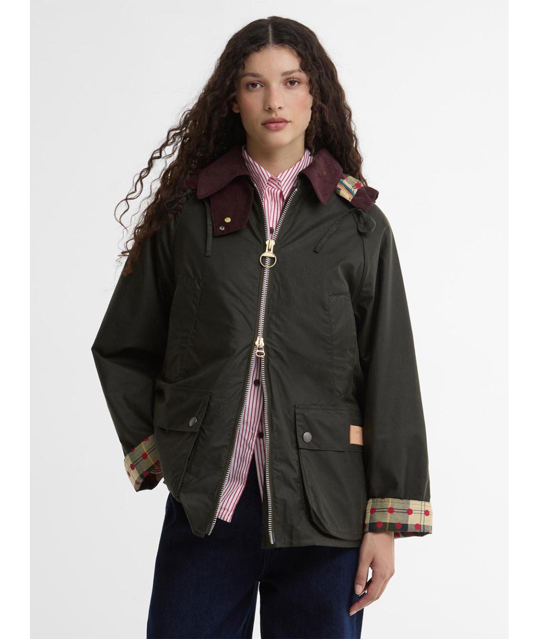 BARBOUR Зеленая куртка, фото 2