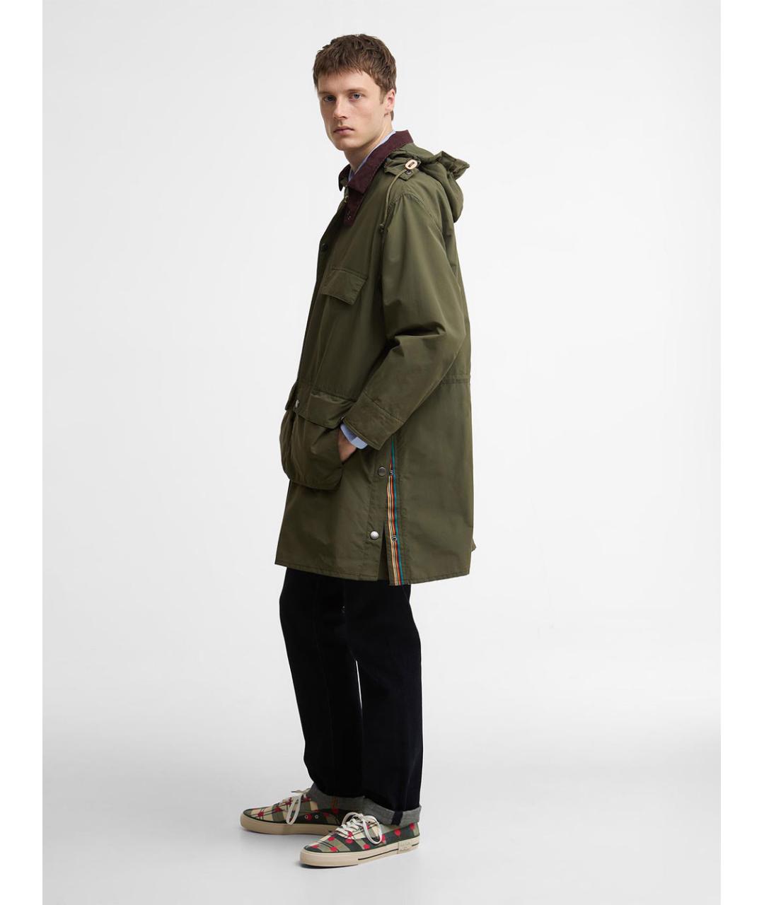 BARBOUR Зеленая полиамидовая парка, фото 8