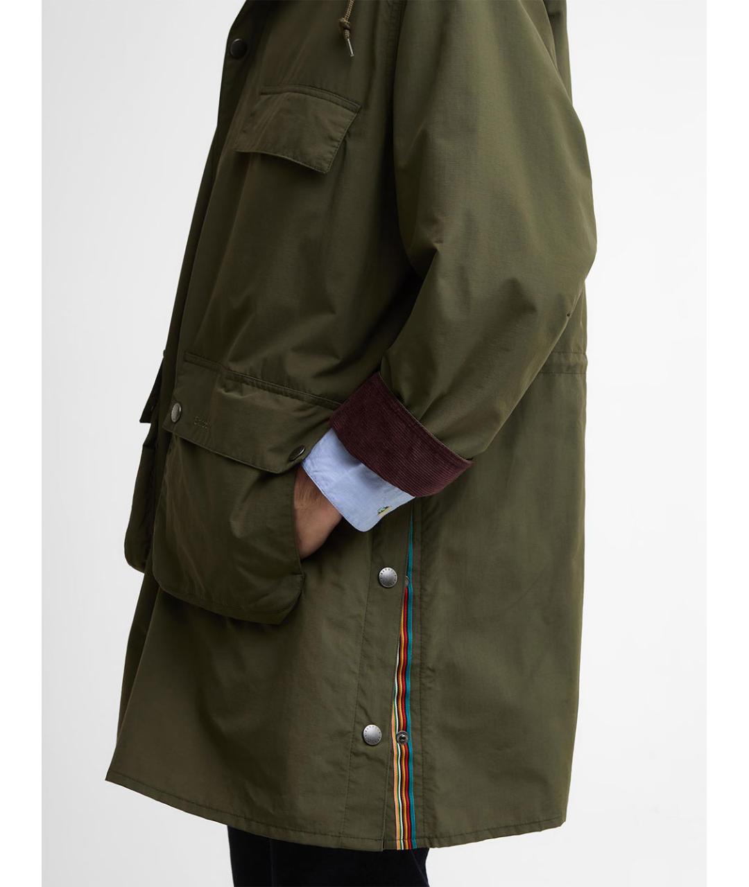 BARBOUR Зеленая полиамидовая парка, фото 5