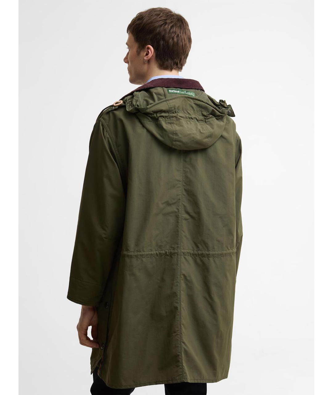 BARBOUR Зеленая полиамидовая парка, фото 3
