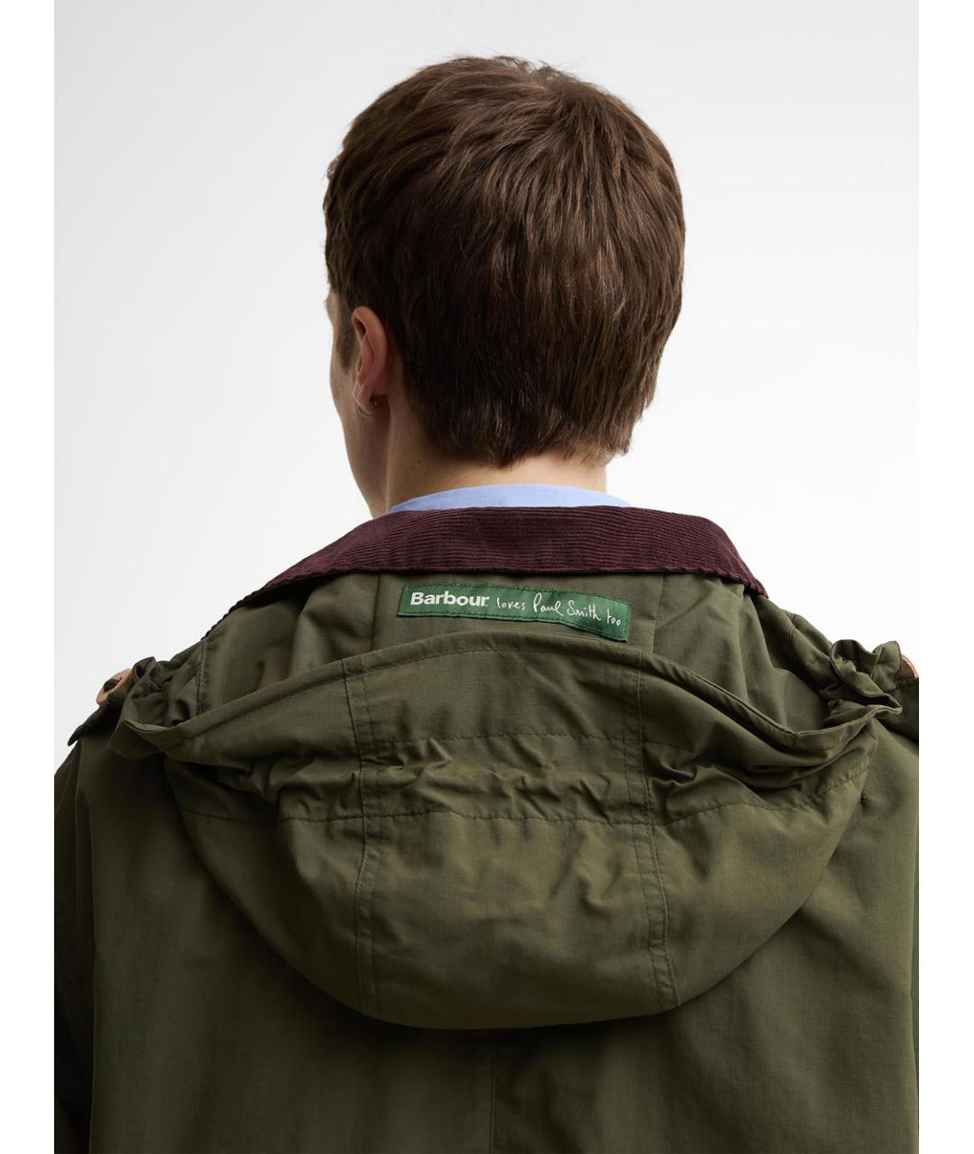 BARBOUR Зеленая полиамидовая парка, фото 7
