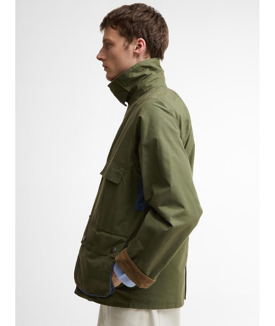 BARBOUR Зеленая хлопковая куртка, фото 6
