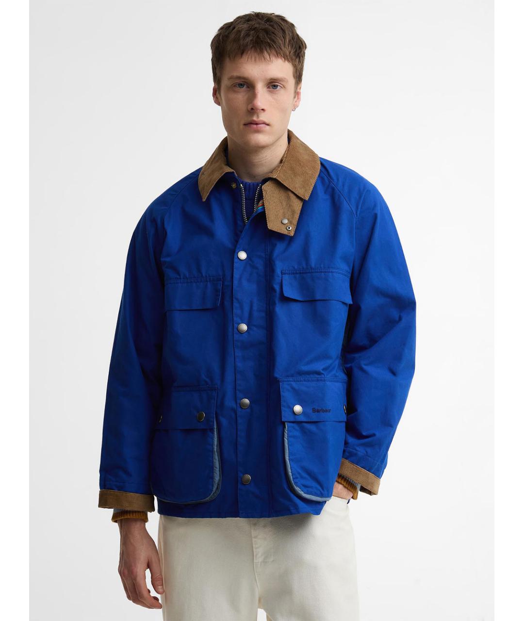 BARBOUR Синяя хлопковая куртка, фото 2