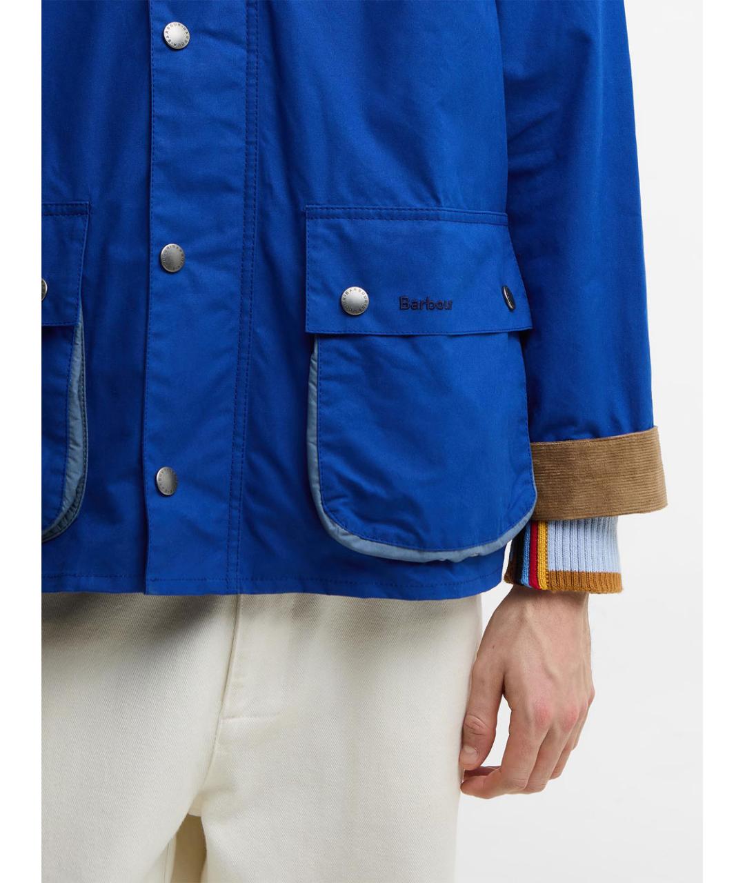 BARBOUR Синяя хлопковая куртка, фото 7