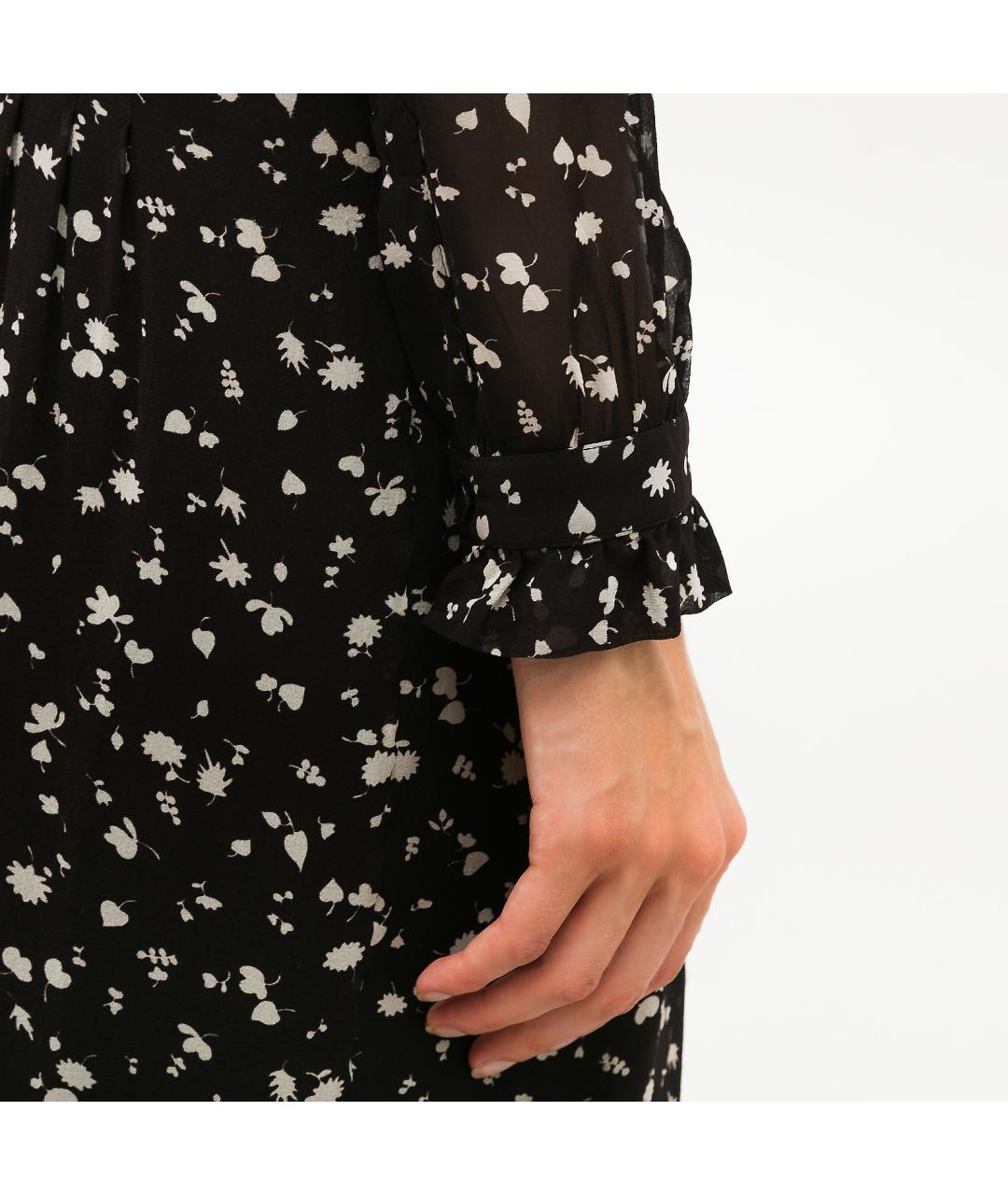 SAINT LAURENT Черное повседневное платье, фото 4